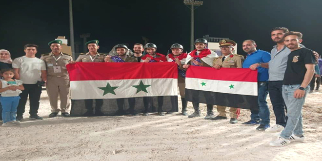 L’équipe équestre militaire syrienne remporte la médaille de bronze au Championnat arabe