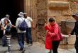 Группа туристов из Китая посетила город Босра Аш-Шам