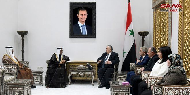 Об укреплении сотрудничества Сирии и ОАЭ на парламентском уровне