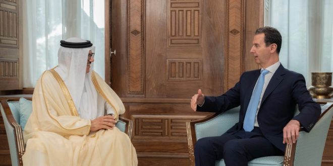 Президент Аль-Асад встретился с министром иностранных дел Бахрейна