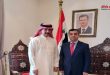 السفير السعودي يزور السفارة السورية في مسقط