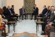 President al-Assad meets members of the General Secretariat of Union of Palestinian Communities and organizations– Europe