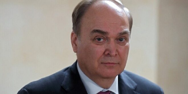 Antonov: US support for Kyiv regime does not contribute to a peaceful settlement of crisis