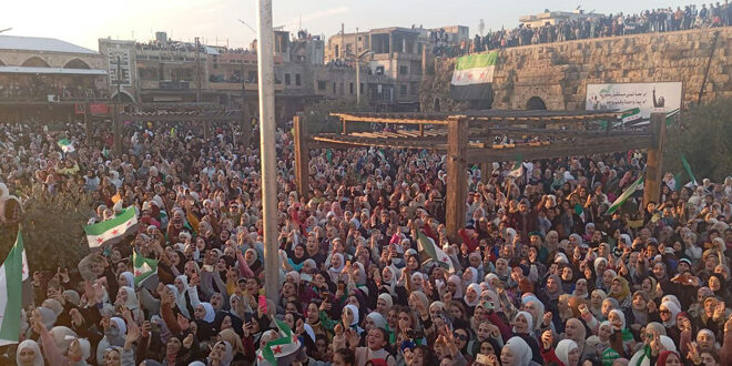 Jableh city celebrates victory of blessed Syrian revolution over defunct regime