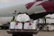 Qatari aid plane arrives in Damascus through air bridge to support Syrians