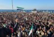 Residents of coastal town of Banias celebrate victory of Syrian Revolution