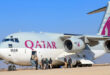 Qatari aid plane arrives at Damascus International Airport