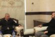 Defense Minister meets defected Colonel Riad al-Asaad