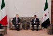 Foreign Minister receives an Italian delegation at people’s Palace in Damascus