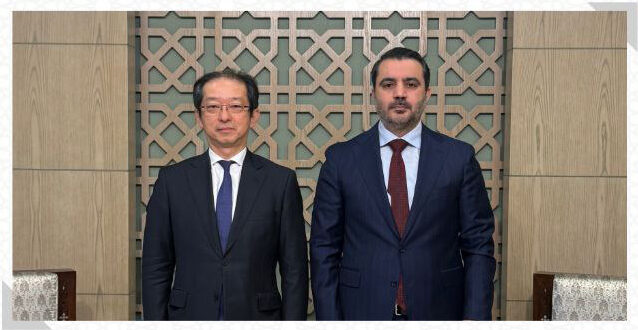 Al-Shaibani meets high-level Japanese delegation