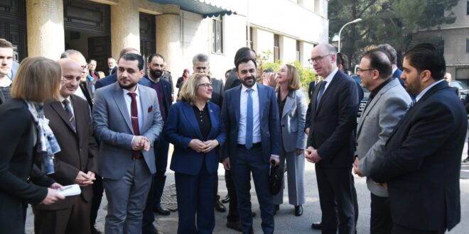 German delegation visits Damascus Hospital to assess health situation