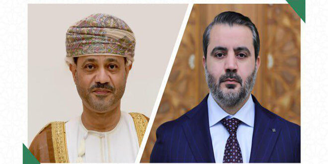 Foreign Minister receives a phone call from Omani counterpart