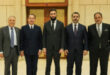 Leader Ahmed al-Sharaa meets a number of Syrian businessmen