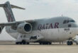 Qatari aid plane arrives at Damascus International Airport