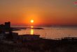 Puesta del sol en la costa siria del Mediterráneo por el lente del fotógrafo de SANA, Ghadir Mahmoud