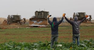 Fuerzas israelíes atacan a agricultores y pescadores palestinos en Gaza