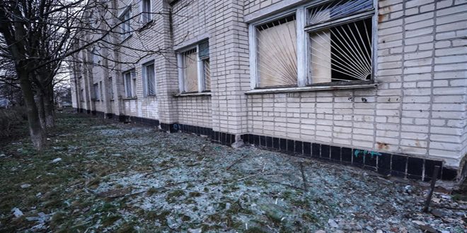 Fuerzas ucranianas bombardean la ciudad de Volnovaja, Donetsk