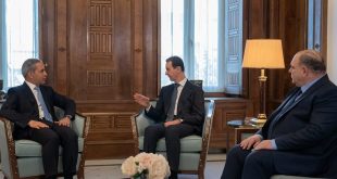 Presidente Al-Assad recibe al jefe del Consejo Judicial Supremo de Iraq