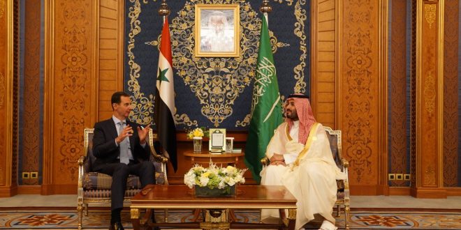 Príncipe Heredero de Arabia Saudita y el presidente de Siria sostiene conversaciones