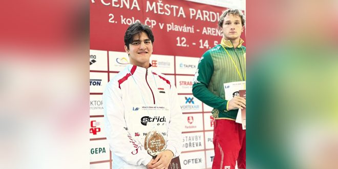 Siria gana nueva medalla en natación en el Campeonato Internacional de República Checa