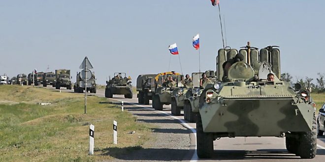 Tropas rusas entran en el pueblo de Sinkovka, cerca de Kupiansk