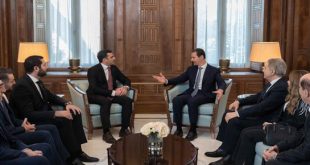 Presidente al-Assad recibe a la delegación de la Asamblea Nacional de Armenia