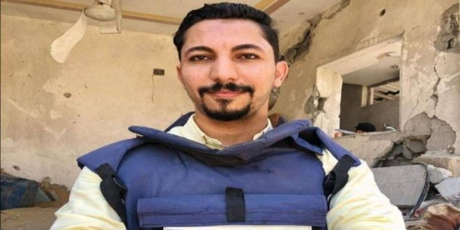 Israel asesina a otro periodista palestino en Gaza