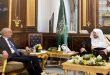 Embajador sirio en Riad es recibido por el presidente del Consejo Saudí de la Shura