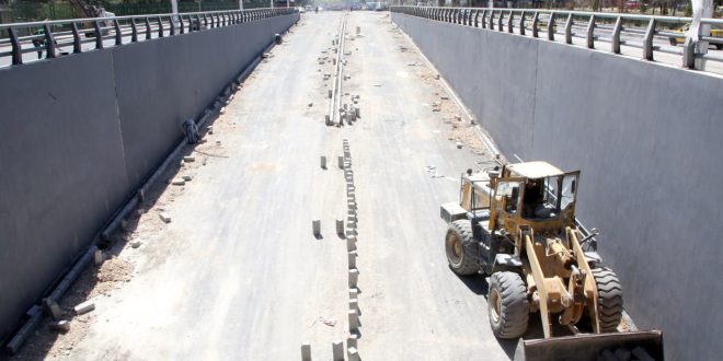 Continúa obras del más importante proyecto vial en Damasco