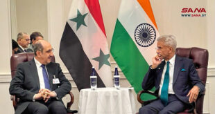 Cancilleres de Siria e India sostienen conversaciones en la sede de la ONU