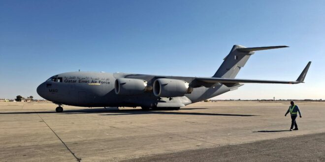 Llega a Siria un avión qatarí cargado con ayuda humanitaria