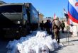 محموله کمک های بشردوستانه فدراسیون روسیه در حماه توزیع شد