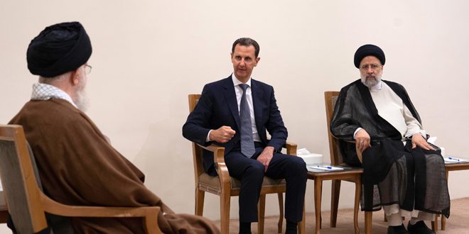 رئیس جمهور دکتر بشار اسد در یک دیدار کاری به تهران رفت 8-5-2022