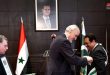 رئیس جمهور بشار اسد نشان شایستگی درجه ممتاز را به سفیر پاکستان در دمشق اهدا کرد