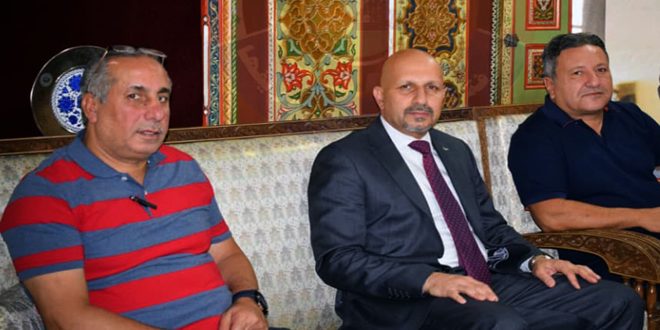 تسهیل ورود کالاهای سوریه به بازار عراق محور گفتگو رئیس اتاق صنایع دمشق با وابسته بازرگانی سفارت عراق در سوریه