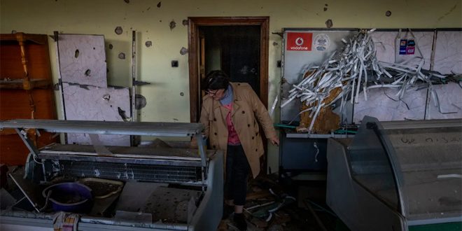 تداوم بمباران مناطق مسکونی در خرسون توسط نیروهای کی‌یف