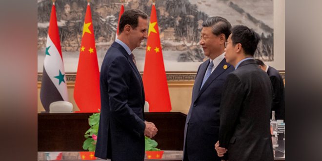 مشاور ویژه ریاست جمهوری : روابط استراتژیک بین سوریه و چین چند دهه پیش ایجاد شد