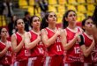 La sélection syrienne (cadettes) de basketball se classe 2e à la Coupe d’Asie (2e niveau)