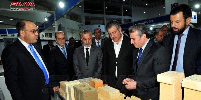 Coup d’envoi des activités de la conférence et du salon sur la technologie de l’industrie du ciment dans la Cité des foires à Damas