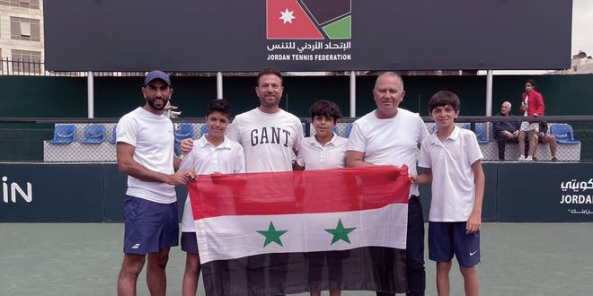 L’équipe junior syrienne de tennis remporte le championnat d’Asie occidentale