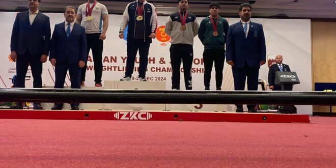 L’haltérophile Mohammad Al-Kateb remporte une médaille de bronze pour la Syrie au Championnat d’Asie