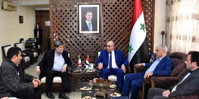 פגישה סורית-איראנית לדון בדרכי שיתוף הפעולה בתחום התעשייתי