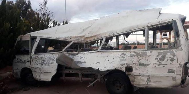 15 אנשים מכוחות ביטחון הפנים נפגעו כשכלי רכבם עלה על מטען צד בכביש דמשק-דרעא