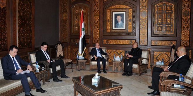 שר הפנים דן עם ממלא מקום השגריר העיראקי ביחסי שיתוף הפעולה