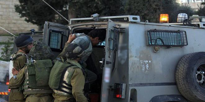 כוחות הכיבוש עצרו 6 פלסטינים מערבית לג’נין