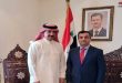 השגריר הסעודי מבקר בשגרירות סוריה במוסקט