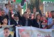 עצרת תמיכה באסירים הפלסטינים בדרום חברון