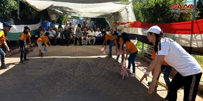 Спортивно-развлекательное мероприятие с участием детей в парке «Аль-Кинди» города Эль-Камышлы
