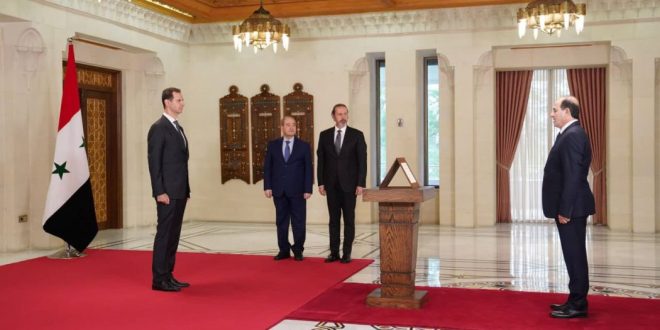 Cumhurbaşkanı Esad’ın Önünde… Muhammed Muhammed, Suriye’nin Tunus Büyükelçisi Olarak Yemin Etti