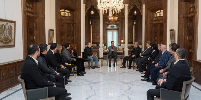 Cumhurbaşkanı Esad Bir Grup Suriyeli Drama Yıldızıyla Buluştu “VİDEO”